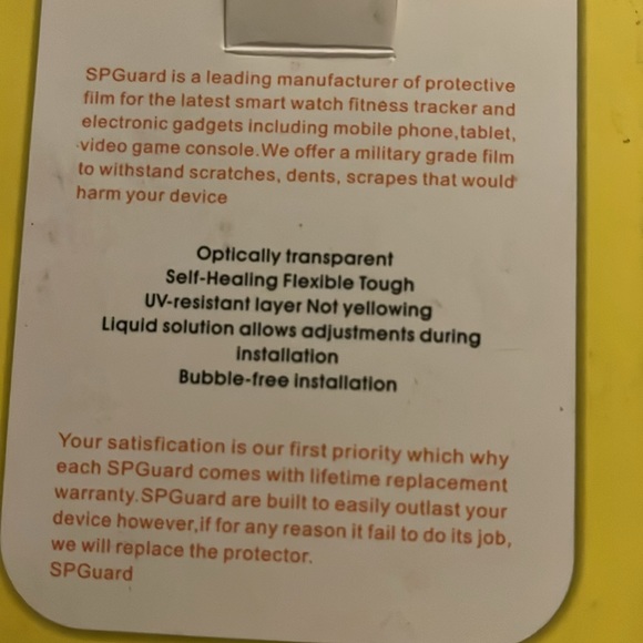 SPGUARD  watch screen protector 6 pack Type F - Picture 3 of 5